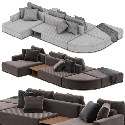 Eddie double sofa Frigerio — View 4