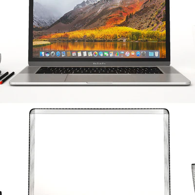 Workplace Silver MacBook — Ver 2