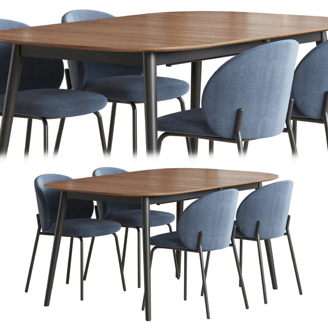 Kingston table Princeton chair Boconcept — Скачать