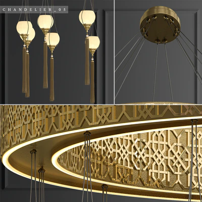 Islamic Chandelier 05 — Ver 2