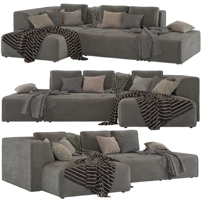 Corner sofa Industrial Loft — descargar