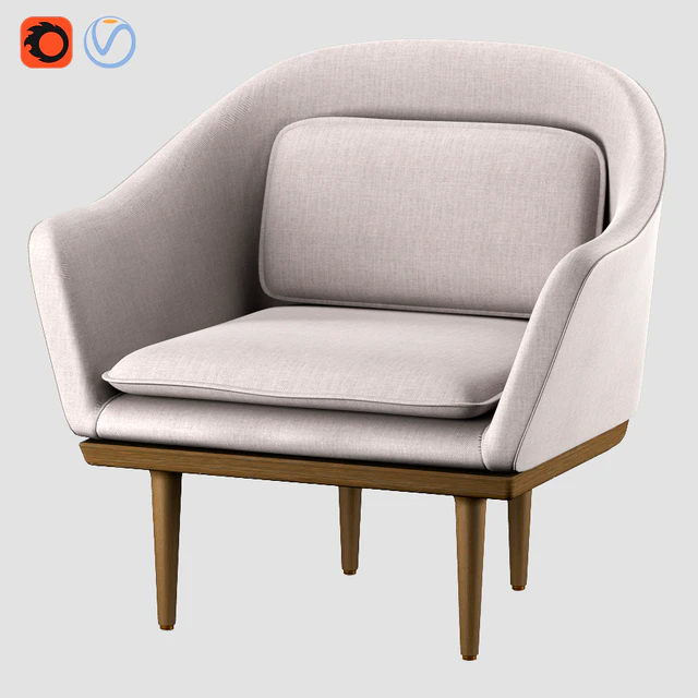 Lunar Lounge Chair Large — Descargar