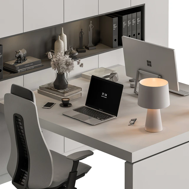 Employee Set - Office Furniture 504 — Descargar