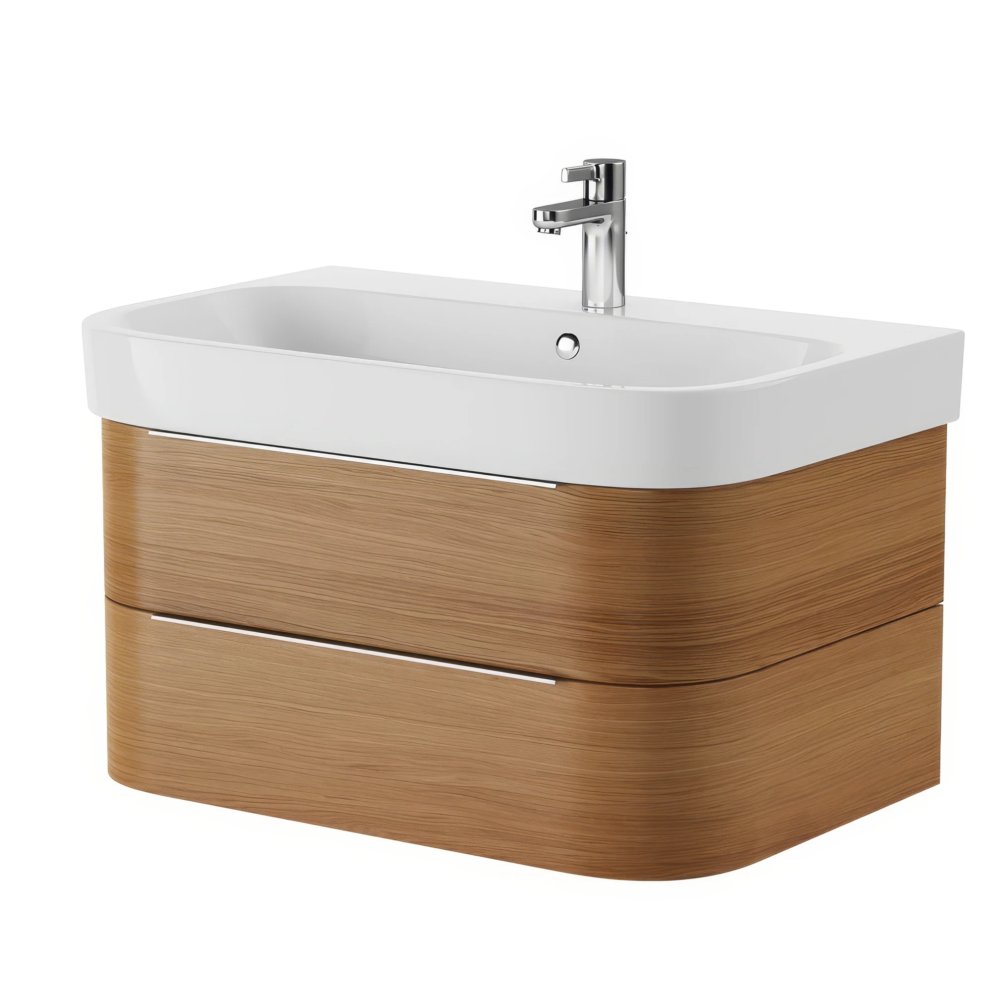happy d.2 h2636 vanity unit wall mounted washbasin by duravit — Download