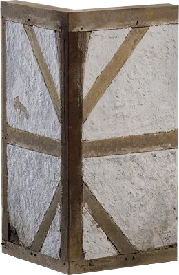 medieval modular corner wall 001 — Скачать