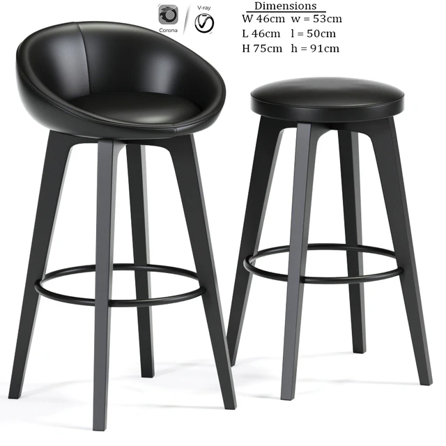 Bloom-Wa Bar Stool Set — Descargar