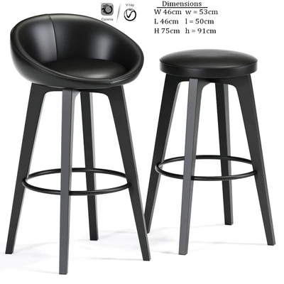 Bloom-Wa Bar Stool Set — Ver 2
