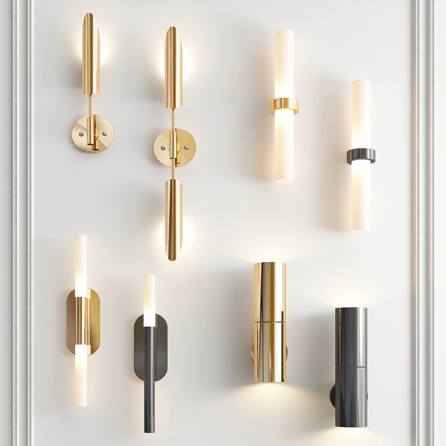 Four Nice Wall Lights 10 — Скачать