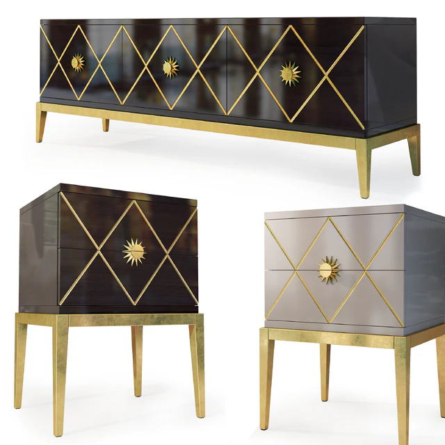 Комод / TV тумба и тумба прикроватная Gatsby. Nightstand, tv stad by Cavio Casa — Скачать