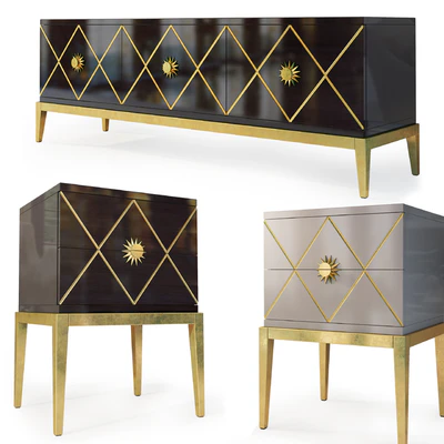 Комод / TV тумба и тумба прикроватная Gatsby. Nightstand, tv stad by Cavio Casa — Вид 1