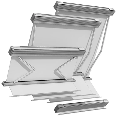 Sliding outdoor awning sun canopy — Ver 2