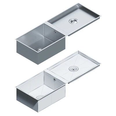 Stainless Steel Sinks by Dornbracht Set 02 — Ver 2