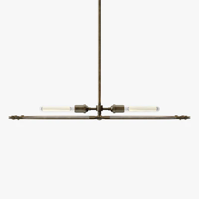 1stdibs Large Double-Plate Frosted Glass Pendent — Ver 2
