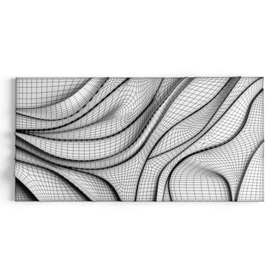 Wall two-color 3d panel for home decor — Ver 3
