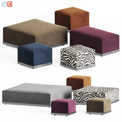 Minotti West Ottoman Set — Вид 1