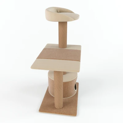 PetPals Group 3 Level Playhouse Condo Cat Tree — Ver 3