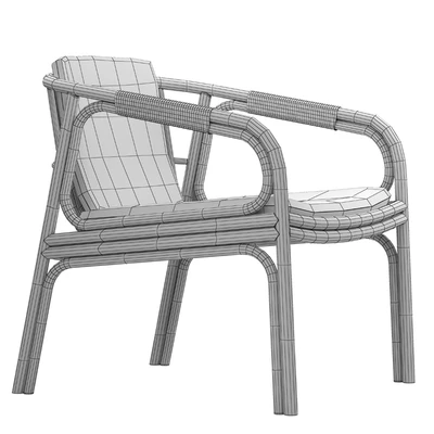 Rattan Lounger Armchair — Вид 3