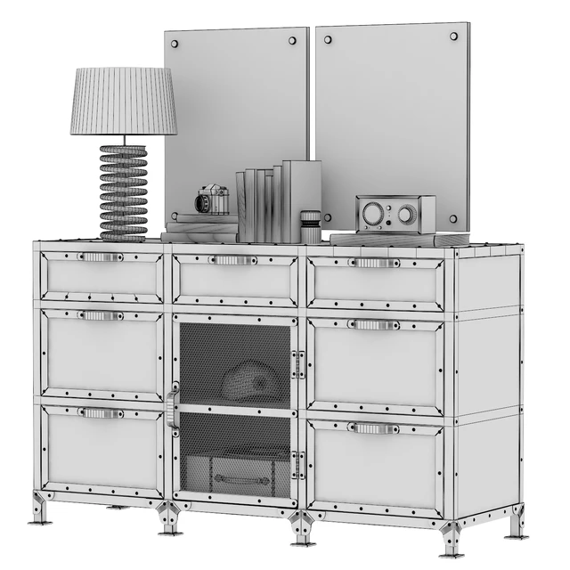 HOPPER WIDE DRESSER — Скачать