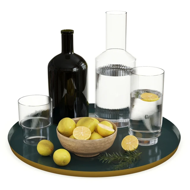 Ripple Glasses Tray — Descargar