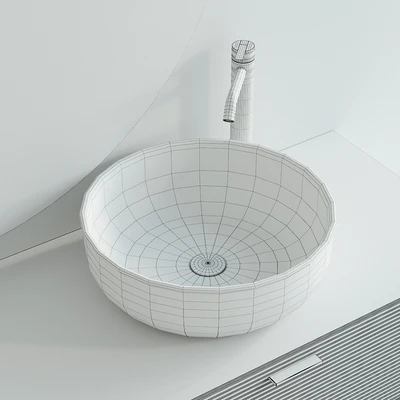 Inbani Grate 02 Vanity Unit Set 2 — Ver 4