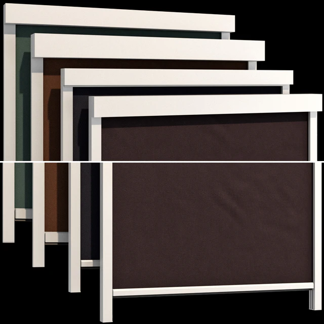 Рулонные шторы жалюзи / Roller blinds set — Скачать