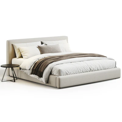 Abbyson Luxe Upholstered Bed — Вид 2