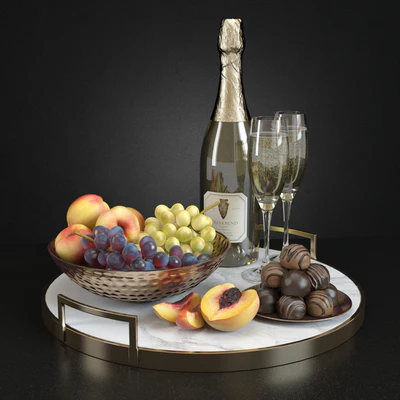 Champagne &amp; fruits — Ver 1