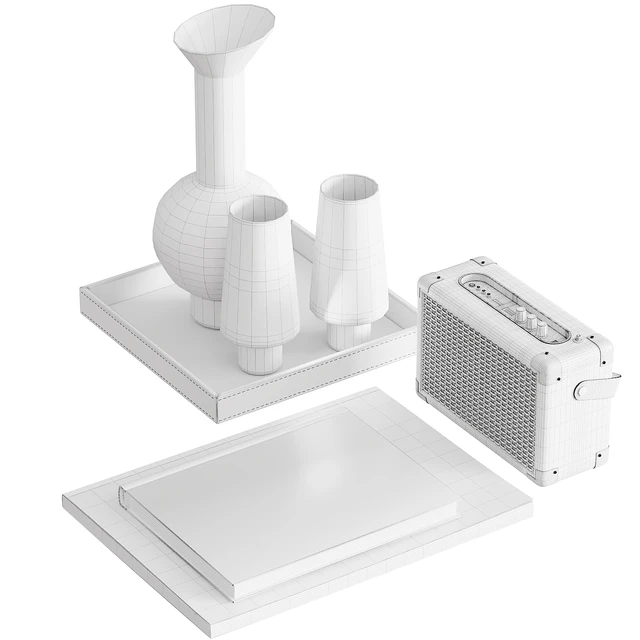 Decorative set in retro style — Descargar