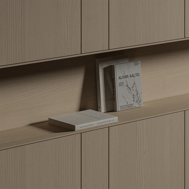 Bookshelf and decor rack, closet — Descargar
