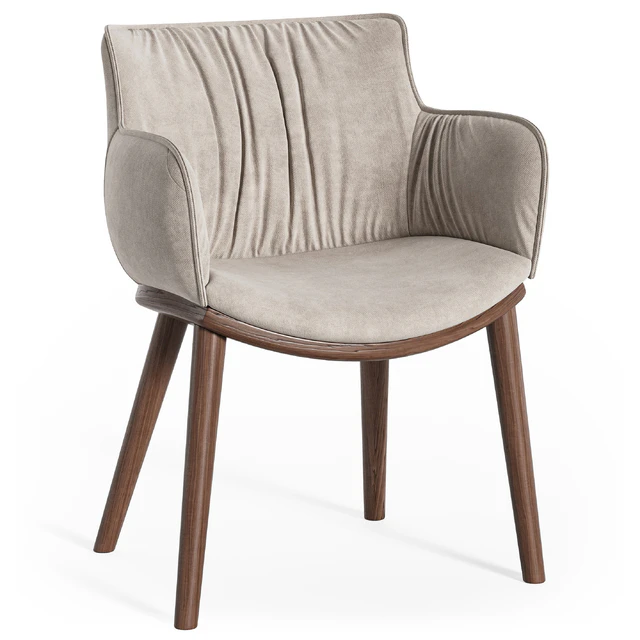 Cattelan Italia Rhonda wood armchair — Скачать