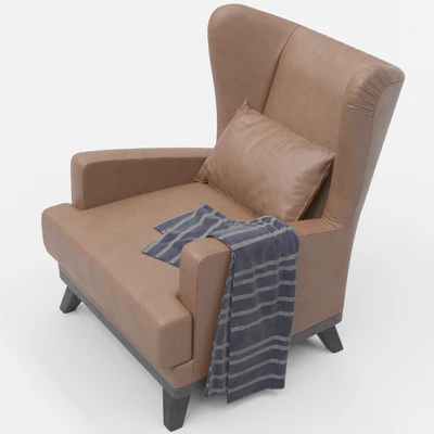 Hoff ludwig armchair brown — Ver 3