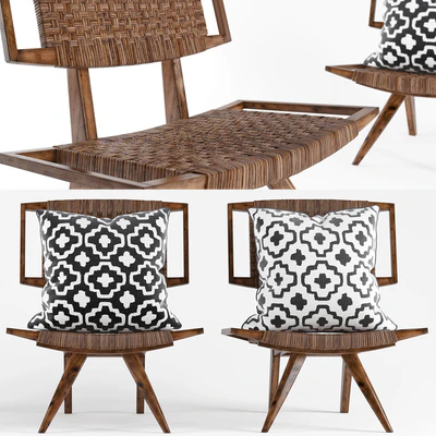 Wicker chair / Rotang Chair / Nomad Makum — Ver 1