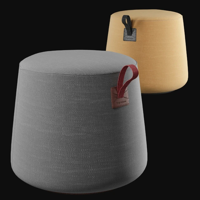 Hightower Round Pouf Most Modest — Descargar