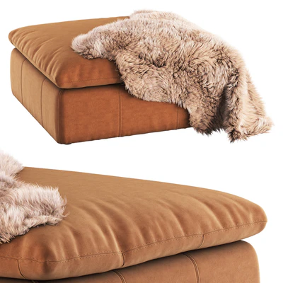 Aria Leather Ottoman by SIXPENNY — Вид 1