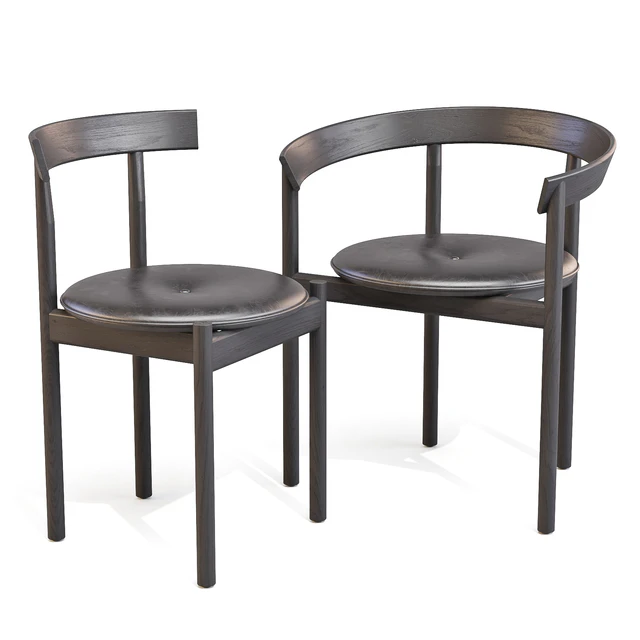 Herman Miller: Comma - Dining Chairs Set 02 — Скачать