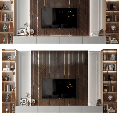 Plywood Tv Shelf KTV078 — Вид 1