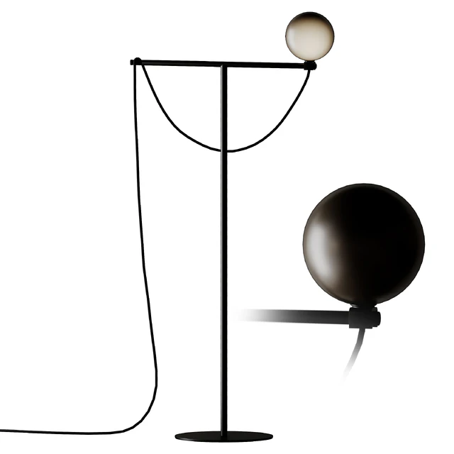 Handvärk Globe Floor Lamp Black — Descargar