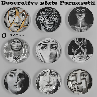 Decorative plate Fornasetti — Ver 1