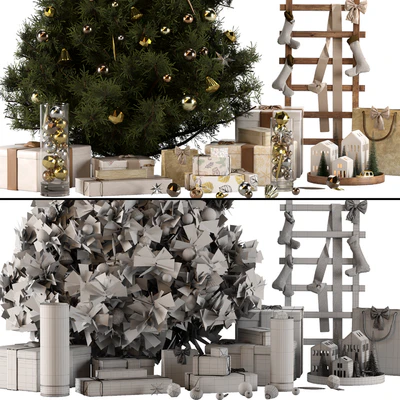 christmas decoration set 02 — Вид 2