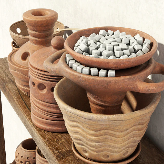 Dishes clay rack n8 / Pottery rack N8 — Descargar