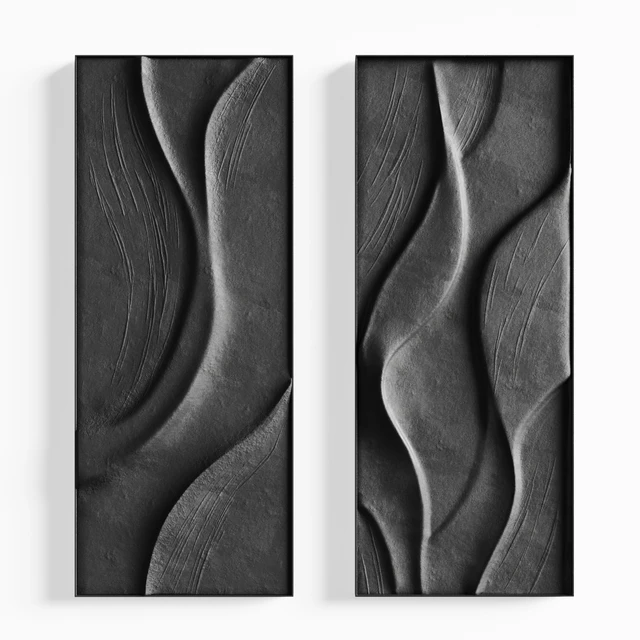 Folded wall art set 02 in three colors — Descargar