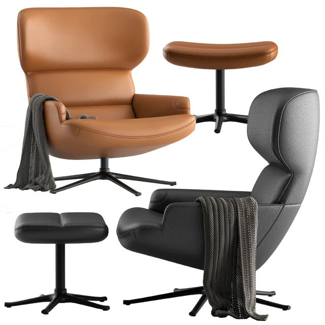 Boconcept-Trento chair + Trento footstool — Descargar