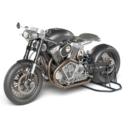 Custom motorcycle — Ver 3