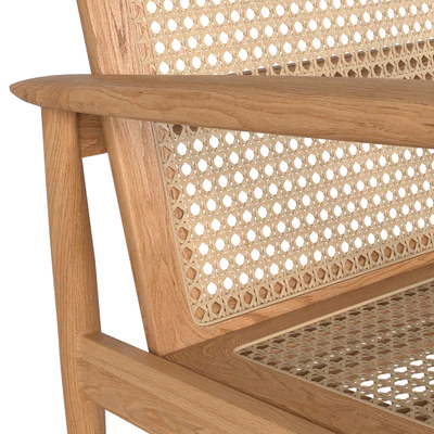 Zara Home TEAK AND RATTAN ARMCHAIR — Ver 3