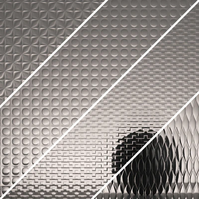 Fluted glass Set 14 — Ver 1