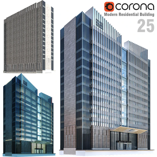 Modern Residential Building 25 — Descargar