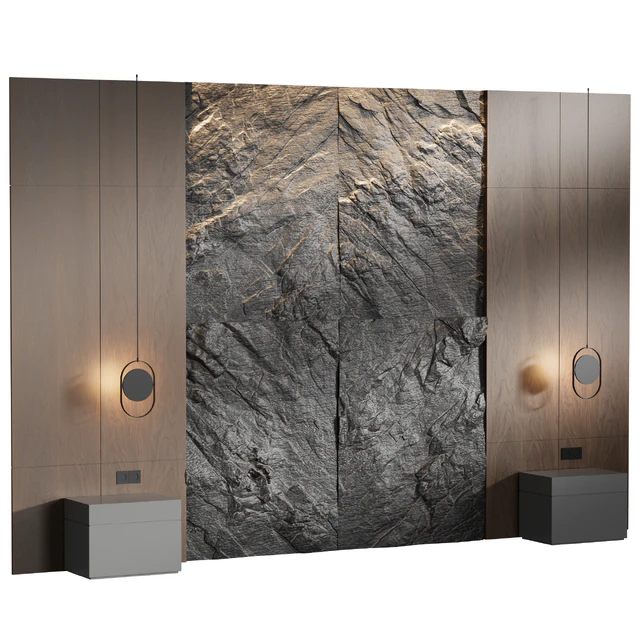 Rock Headboard 04 | Изголовье кровати — Скачать