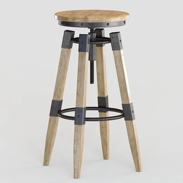 BY-lYJ Bar Stool Industrial Vintage Metal Cast Chic Tractor Seat Kitchen Metal Bar Stools — Скачать