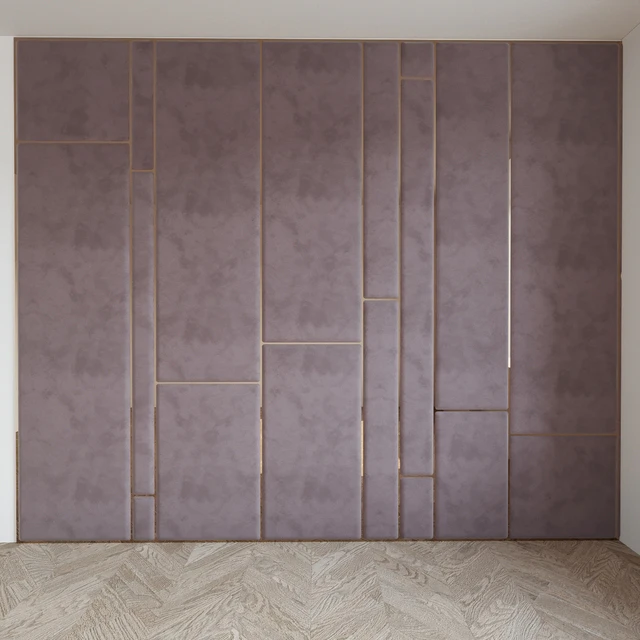 Upholstered dusty pink wall panel — Descargar