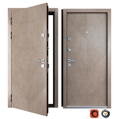 Entrance metal door Olion (Zimen) — Ver 1